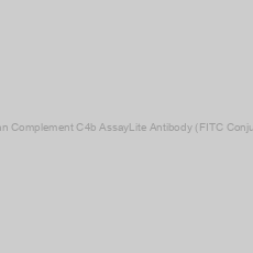 Image of Human Complement C4b AssayLite Antibody (FITC Conjugate)